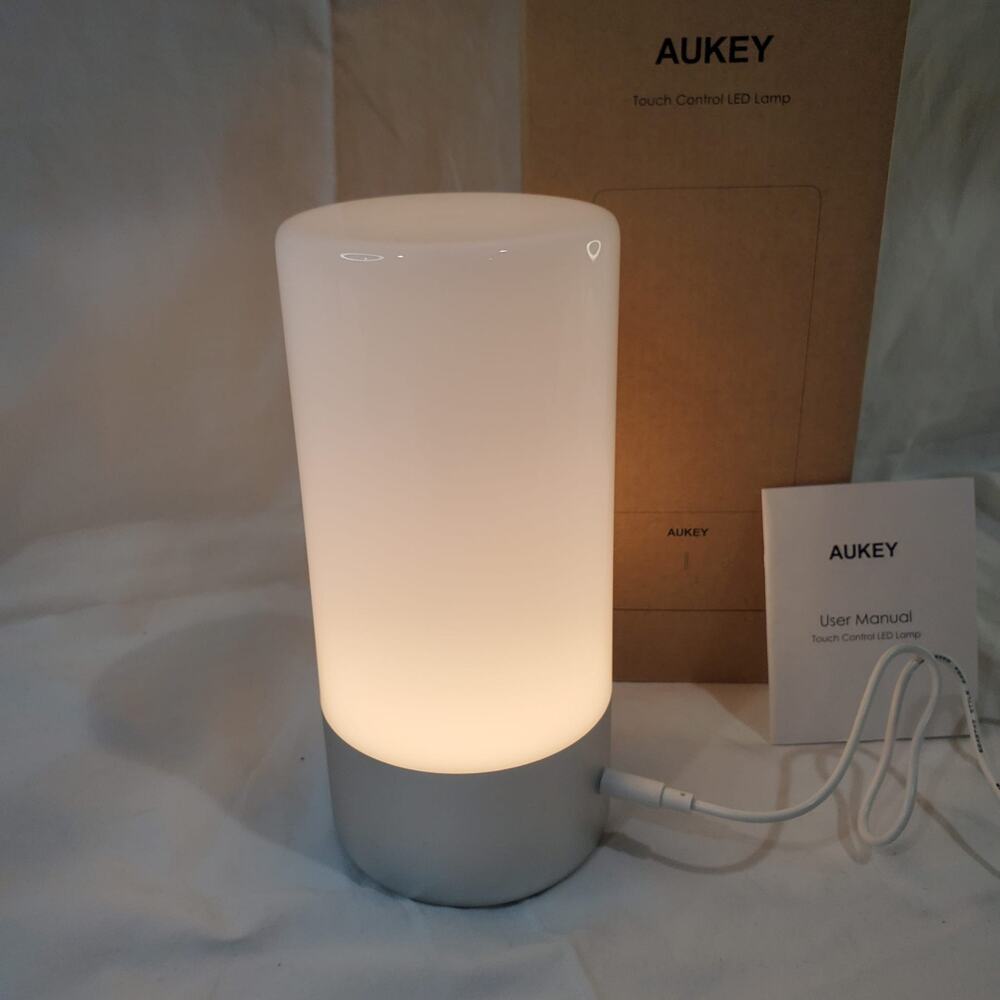 AUKEY LT-T6 Ambient Light Touch Sensor Color Changing RGB Table Lamp 6W